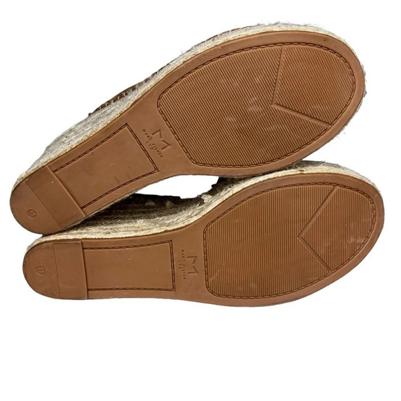 Marc Fisher NWOT Landela d’Orsay Wedge Espadrilles in Brown Size 11 - Picture 11 of 11